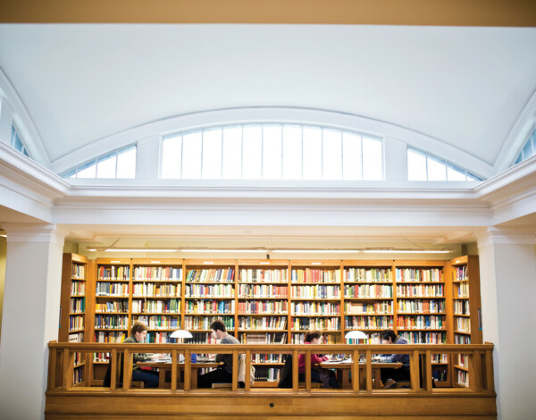 Image of Scandinavian section of UCL's Main Library