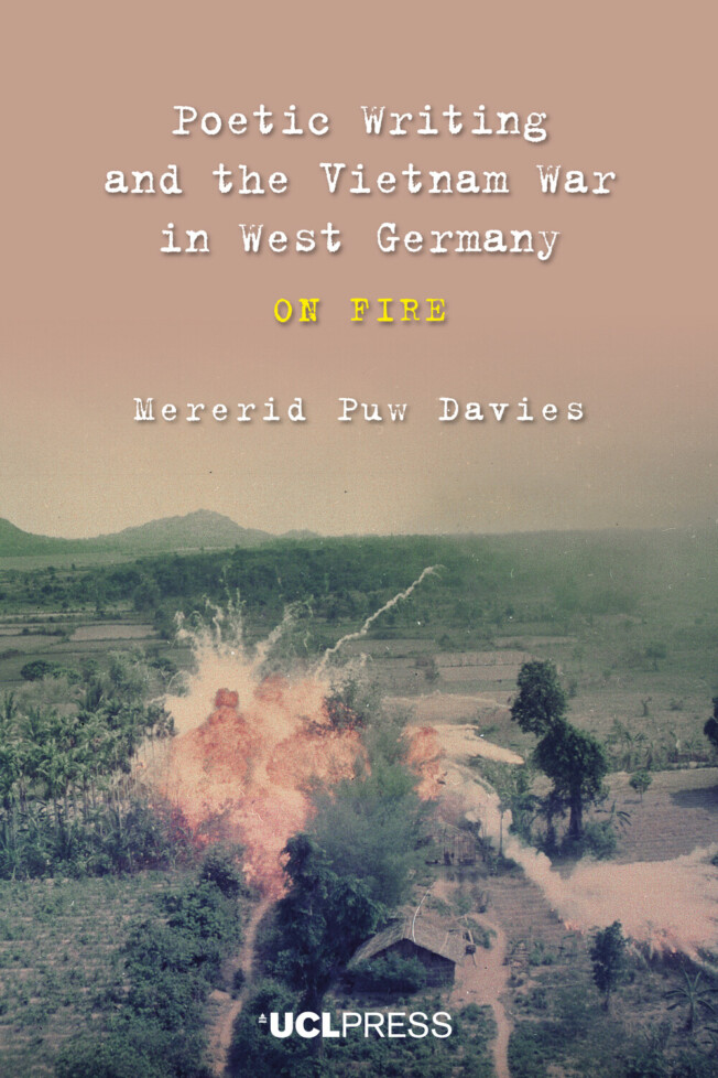 Book cover for Poetic Writing and the Vietnam War in West Germany