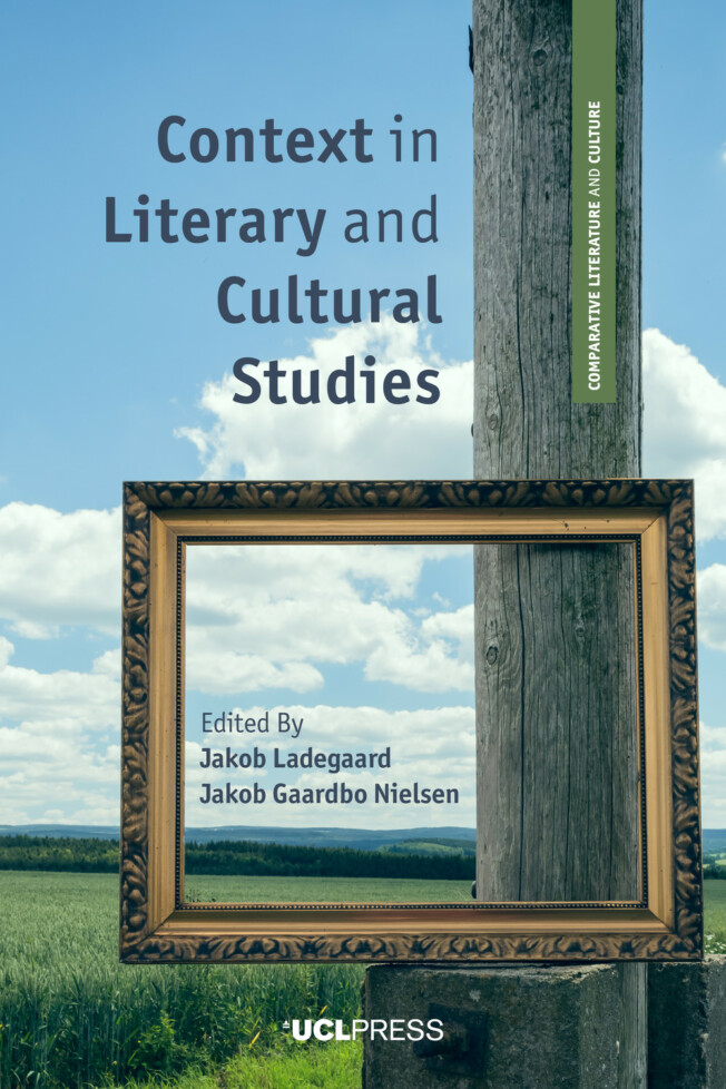 Book cover for Context in Literary and Cultural Studies