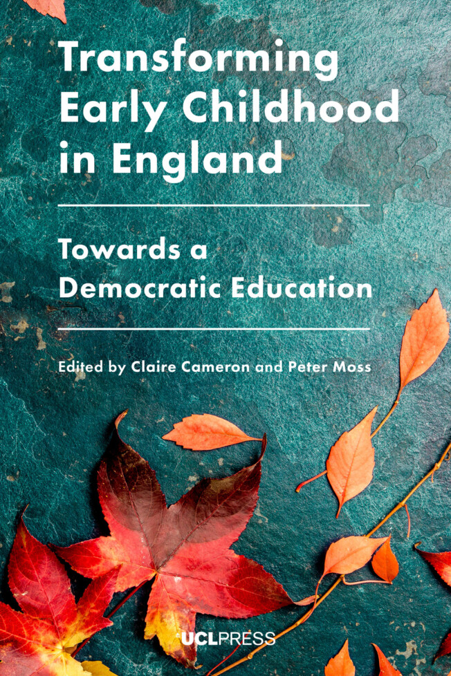 Book cover for Transforming Early Childhood in England