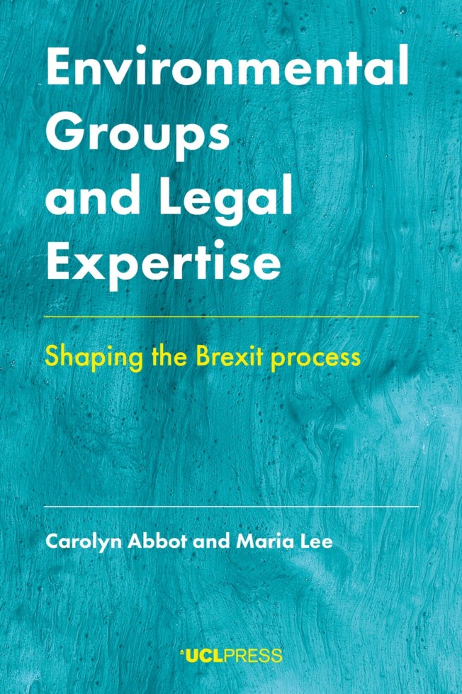 Book cover for Environmental Groups and Legal Expertise
