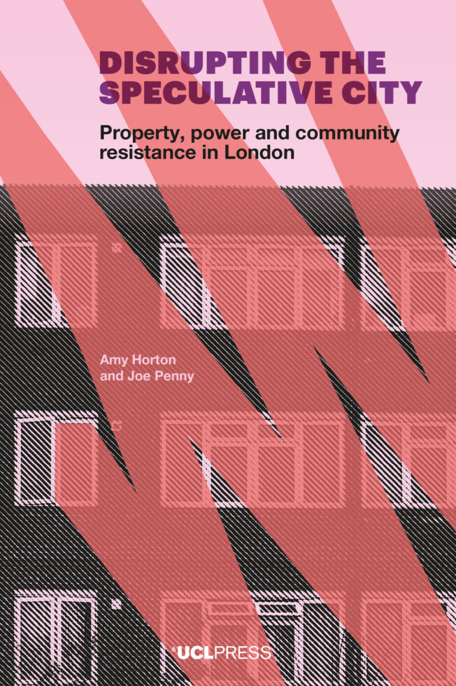 Book cover for Disrupting the Speculative City Book cover for Disrupting the Speculative City