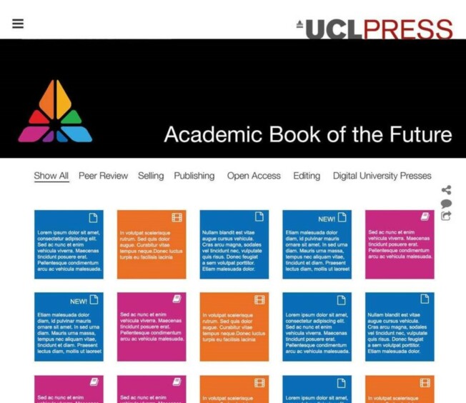 Book cover for Academic Book of the Future Book cover for Academic Book of the Future