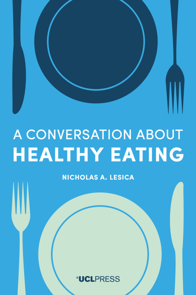 Book cover for A Conversation about Healthy Eating