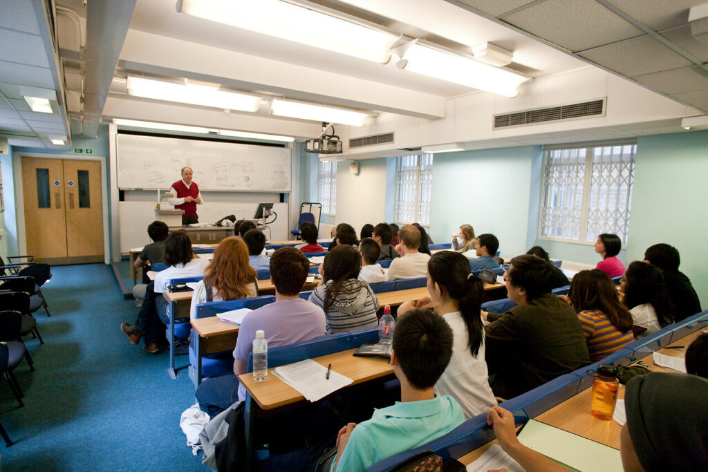 Students in classroom