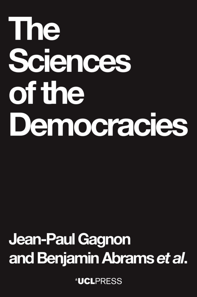 Book cover for The Sciences of the Democracies Book cover for The Sciences of the Democracies