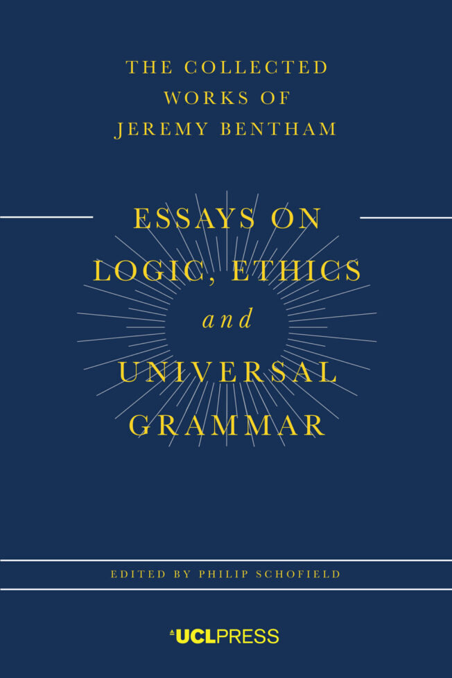 Book cover for Essays on Logic, Ethics, and Universal Grammar
