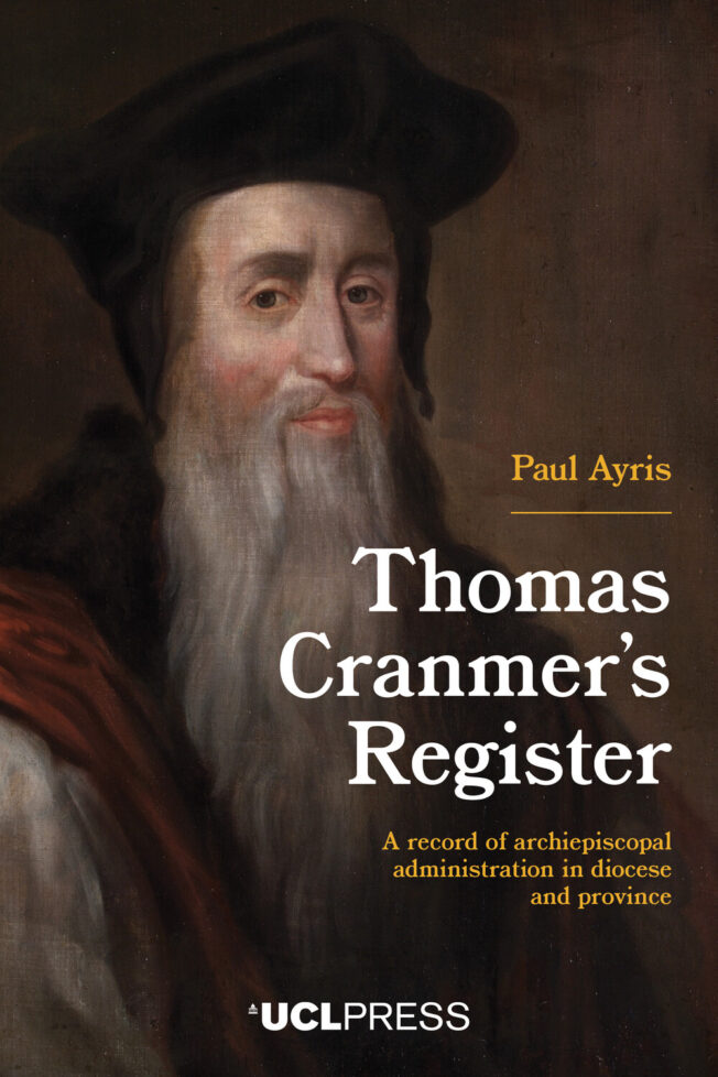 Book cover for Thomas Cranmer’s Register Book cover for Thomas Cranmer’s Register
