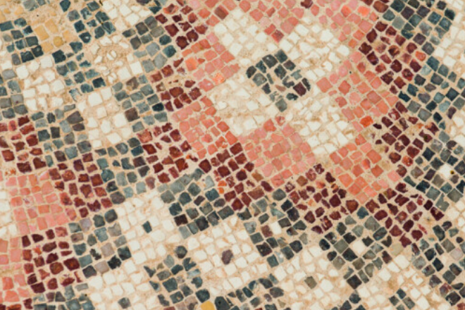 Photo credit: Ancient mosaic background from an old temple, Israel © Hamite / istockphoto.com