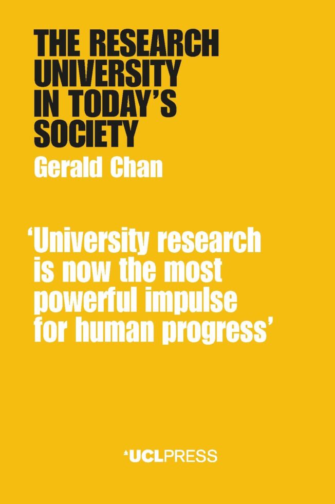 Book cover for The Research University in Today’s Society