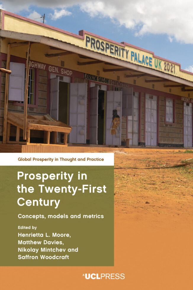 Book cover for Prosperity in the Twenty-First Century