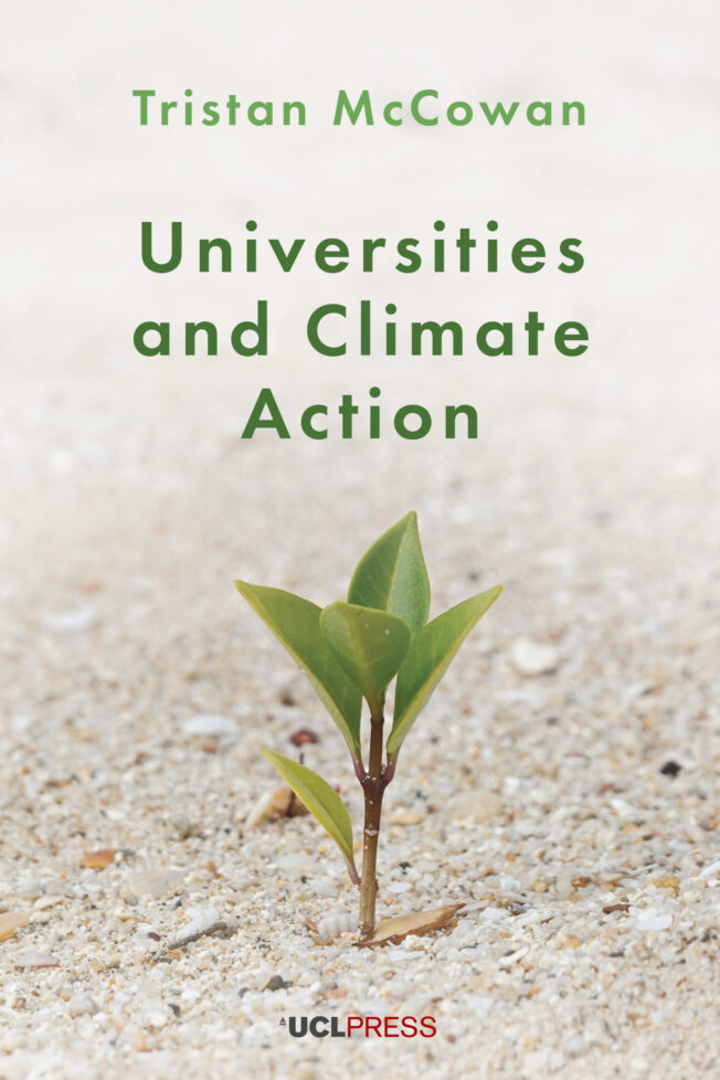 Book cover for Universities and Climate Action