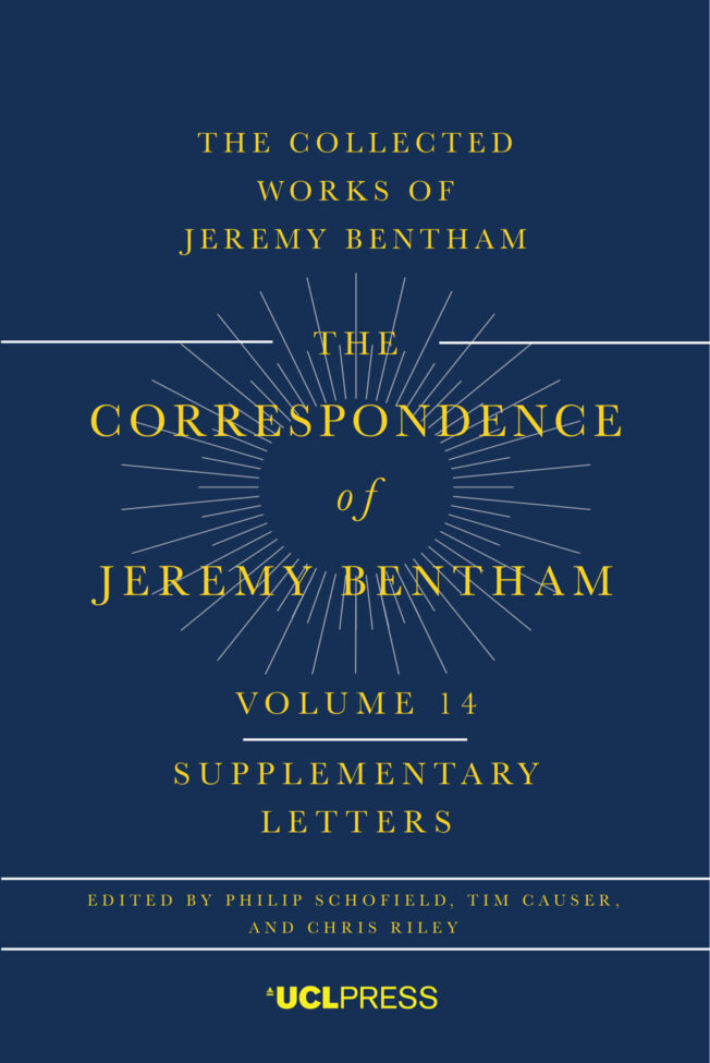 Book cover for The Correspondence of Jeremy Bentham, Volume 14