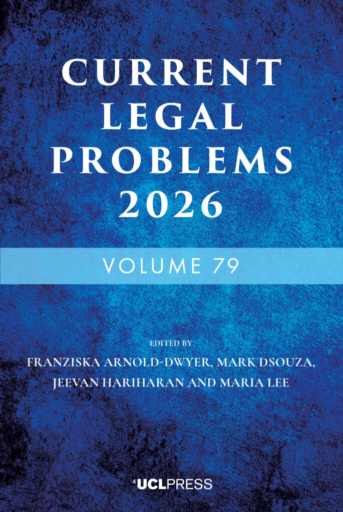 Current Legal Problems 2026
